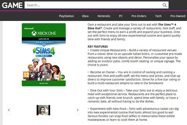 The Sims 4 Escapada Gourmet Chega ao Xbox One em Janeiro