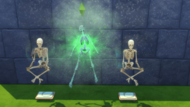The Sims 4 Aventuras na Selva: Nova Imagem de Esqueletos
