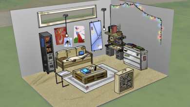 The Sims 4 Casa Inicial: Conceito de Arte