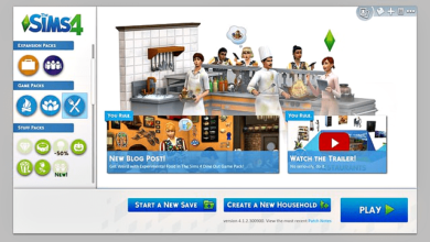 Antigo Conceito de Interface para o The Sims 4