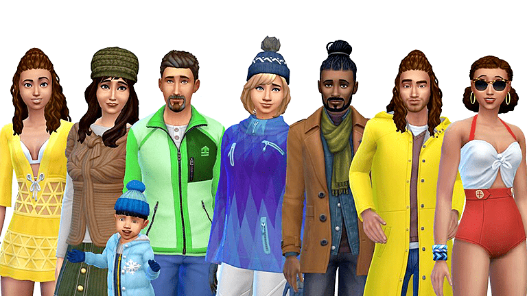 Famílias Oficiais do The Sims 4 Estações Disponíveis para Download