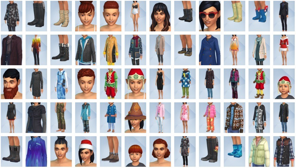 Todos os Objetos e Roupas do The Sims 4 Estações
