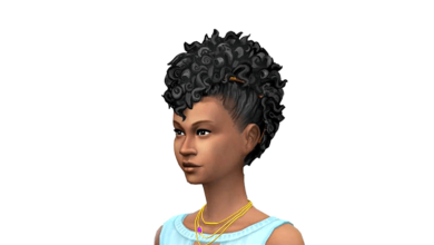 The Sims 4: Arte Conceitual de Cabelo da Atualização de Agosto