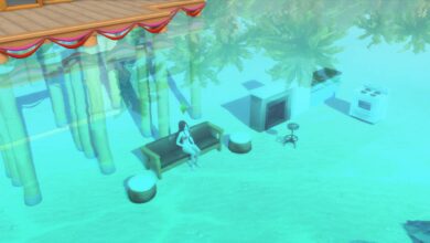 Sims em Baixo d' Água