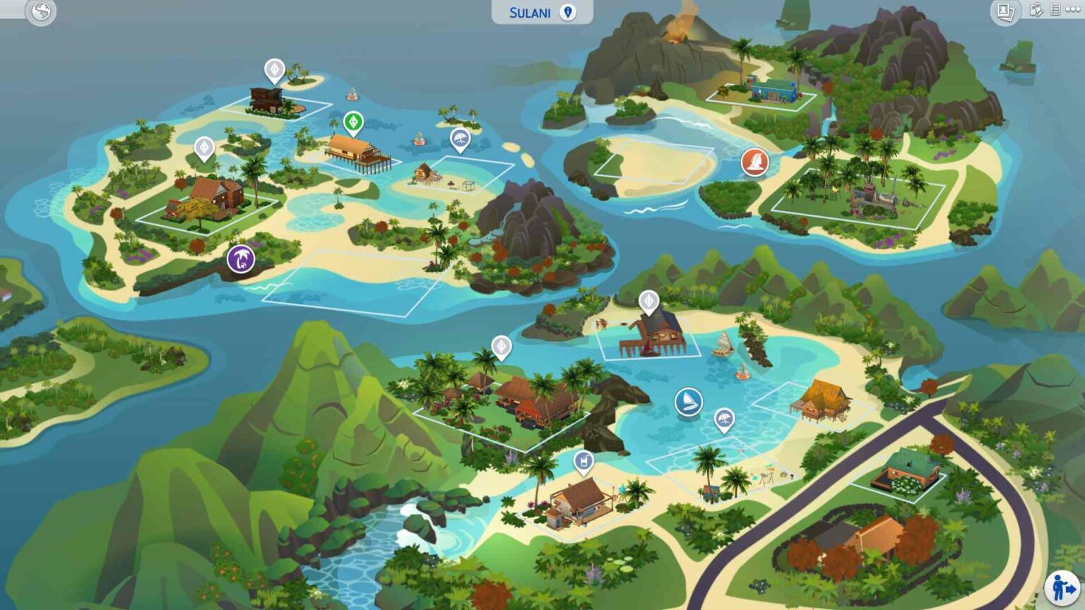 Sulani original map SimsTime sims-4-lot-sizes