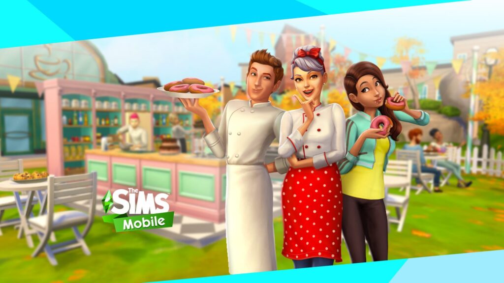 Atualização Sims Mobile Duelo Guloseimas Doces