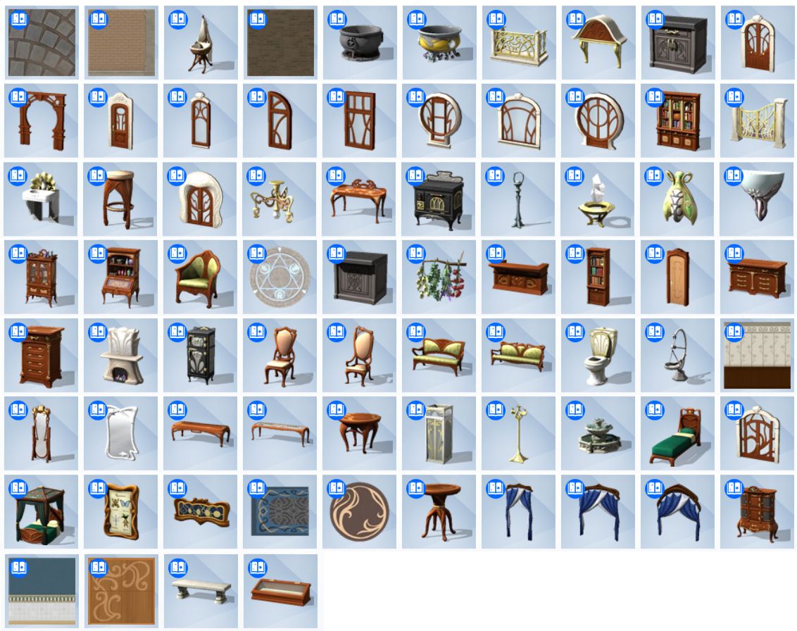 Compilado Todos os Itens Modo Construção The Sims 4 - SimsTime