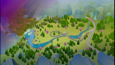 The Sims 4 Reino Magia Mapa Mundo Glimerbrook