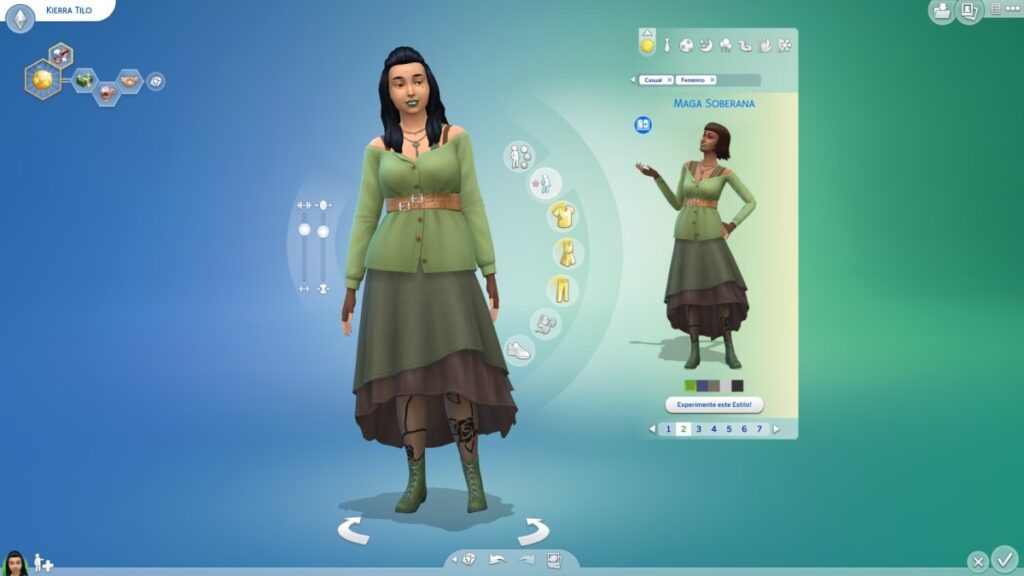 The Sims 4 Reino Magia Roupas Cabelos Acessórios