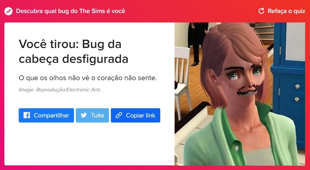 Buzzfeed Teste Qual Bug do The Sims é Você