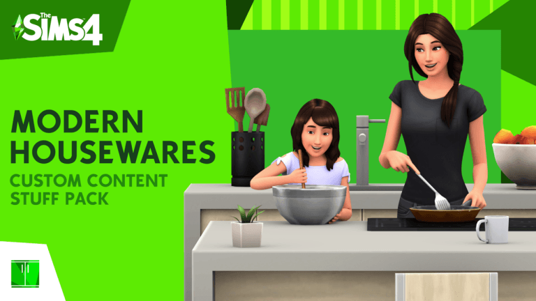 The Sims 4 Casa Moderna Coleção de Objetos Lançado