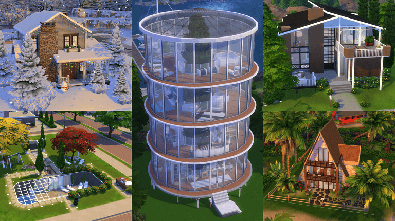5 Casas Lindas para The Sims 4