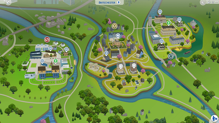 The Sims 4: Novo Mapa de Britechester Disponível para Download