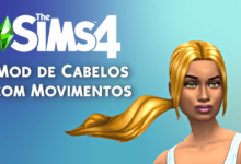 Mod de Cabelos com Movimentos para o The Sims 4