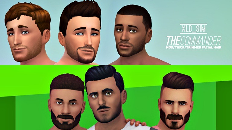Baixar Pelos e Barbas Personalizado The Sims 4