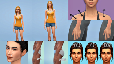 16 Mods de Modificação Corporal Realista para The Sims 4