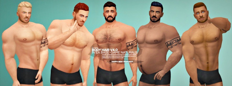 Baixar Pelos e Barbas Personalizado The Sims 4