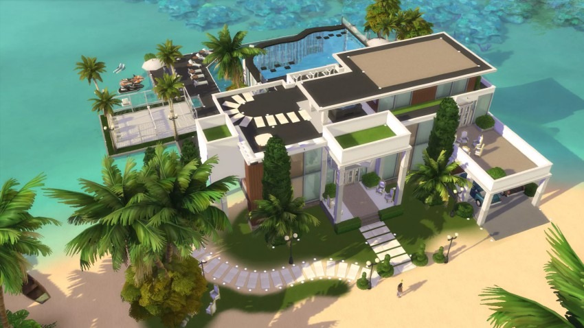 Casa Moderna de Luxo, The Sims 4