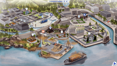 The Sims 4: Novo Mapa de Evergreen Harbor Disponível para Download Gratuito