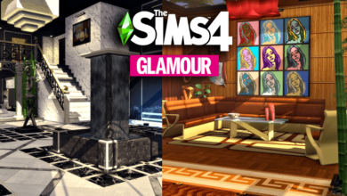 The Sims 4 Glamour Coleção de Objetos Disponível Gratuitamente para Download