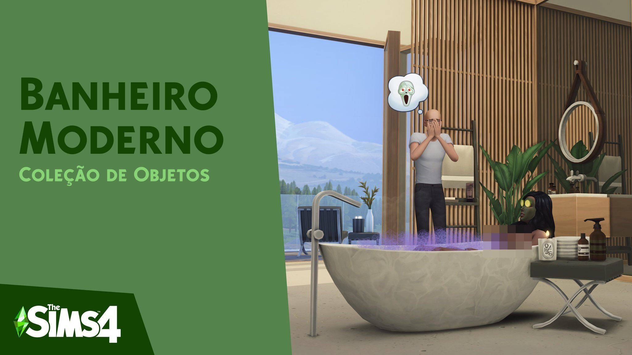 The Sims 4 Banheiro Moderno Coleção de Objetos Disponível Gratuitamente para Download