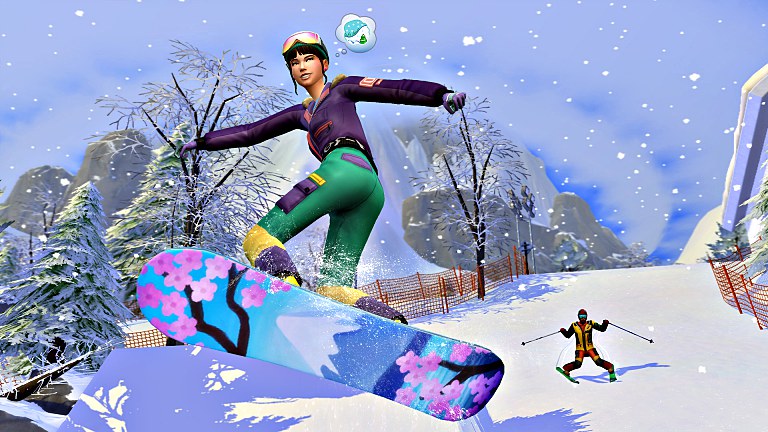 Imagens Oficiais do The Sims 4 Diversão na Neve