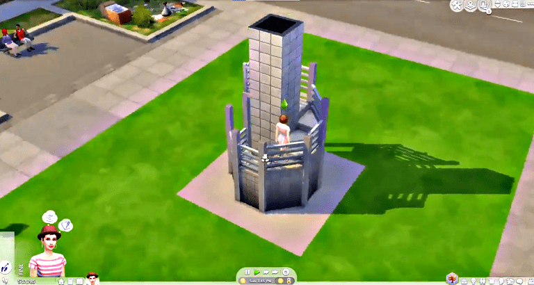 Simmer Faz Escada Espiral no The Sims 4 Usando Plataformas