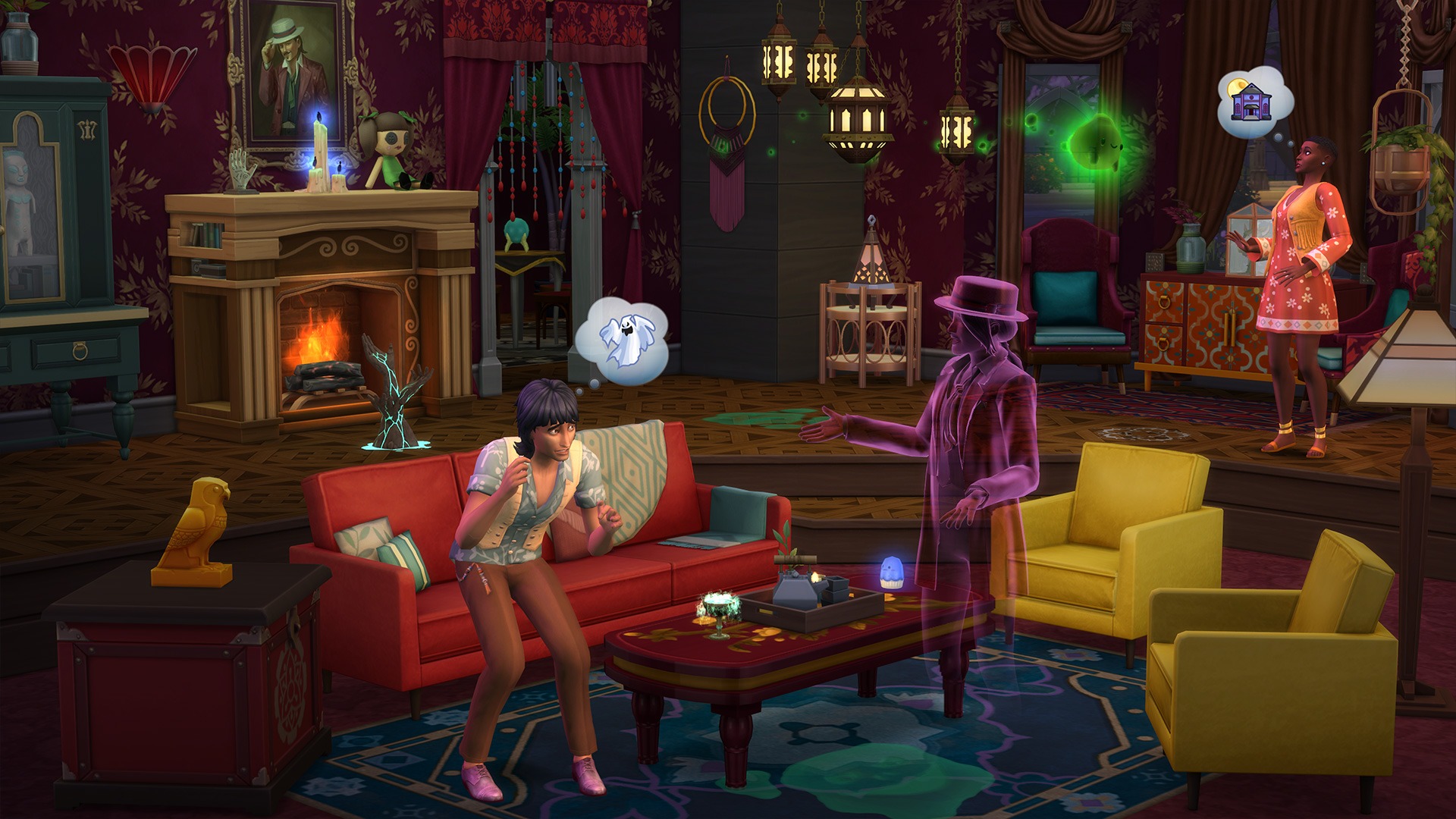 Imagens Logo Capa Render e Ícone do The Sims 4 Paranormal
