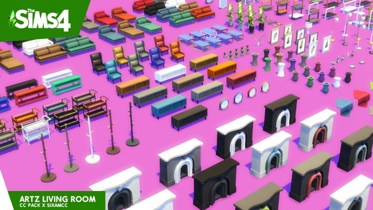 The Sims 4 Sala Luxuosa Coleção de Objetos é Lançado - Fan Made