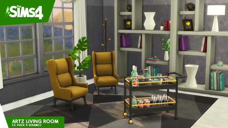 The Sims 4 Sala Luxuosa Coleção de Objetos é Lançado - Fan Made