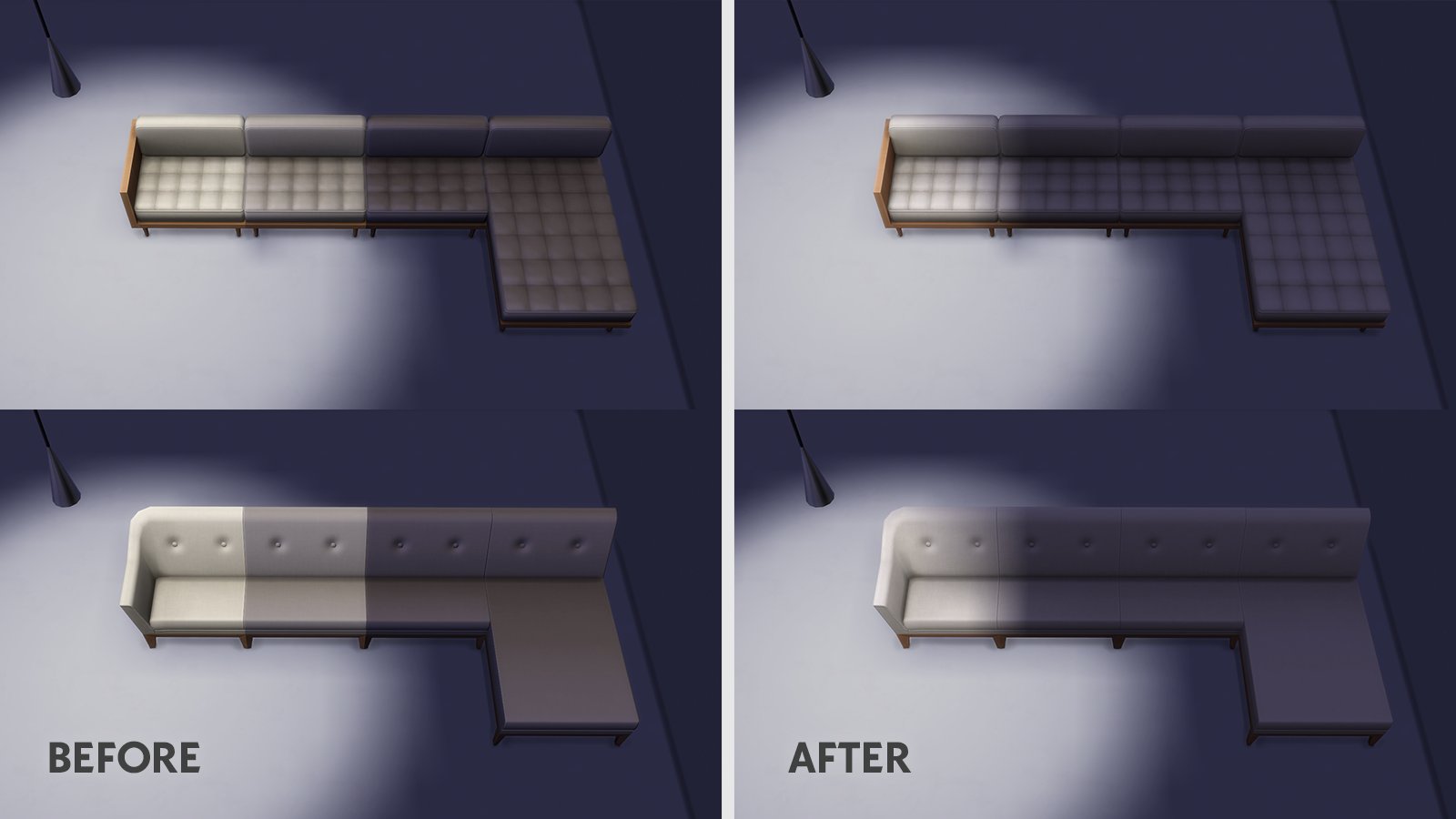 The Sims 4: Mod de Sofás Modulares Corrige Bug de Sombras que Não Deveria Existir
