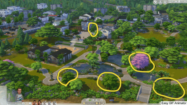 No The Sims 4 até as Árvores Entraram em Decadência
