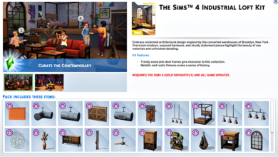 The Sims 4 Kit Loft Industrial: Conheça Todos os Objetos