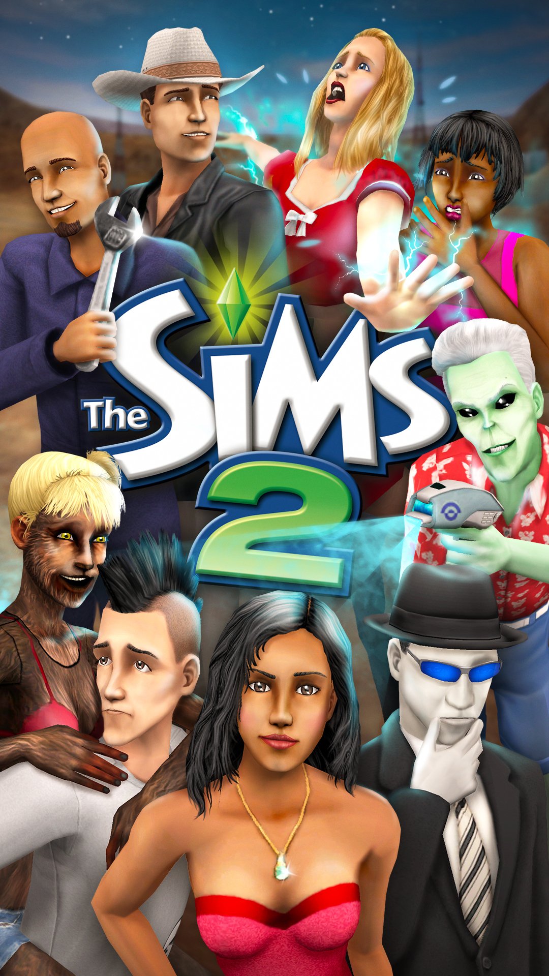 Designer Cria Novas Artes Nostálgicas em HD do The Sims 2
