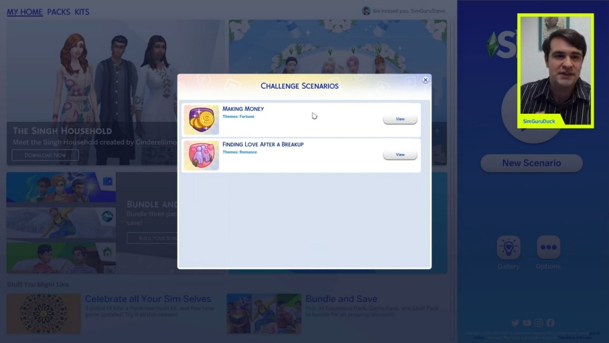 The Sims 4 Vai Receber Novo Recurso Chamado "Cenários"
