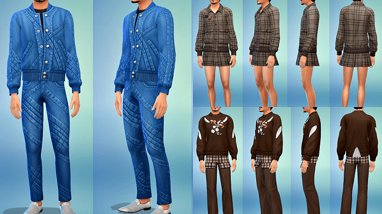 The Sims 4 Moda Masculina Foca em Estilos Londrinos