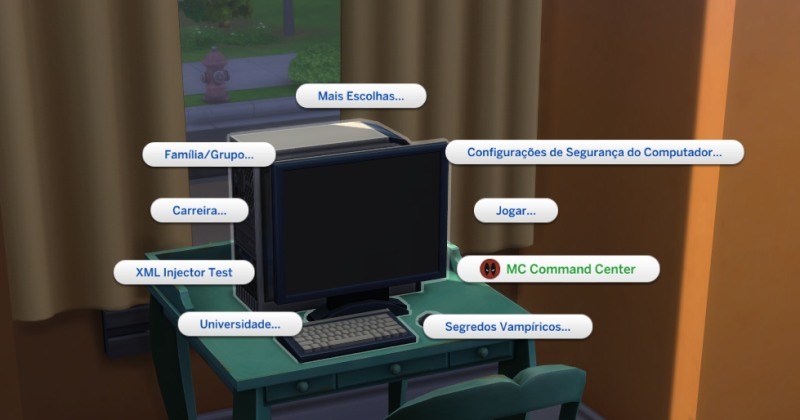 Mod MC Command Center para The Sims 4 - Atualizado