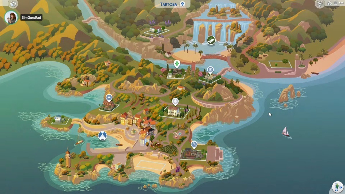 The Sims 4 Histórias de Casamento: Mapa da Nova Vizinhança é Revelado