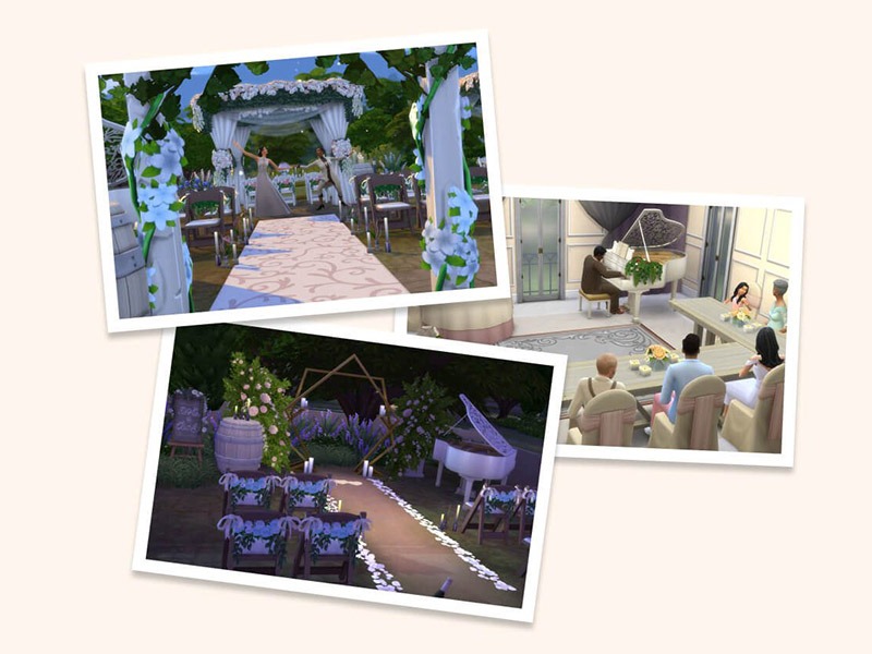 The Sims 4 Histórias de Casamento: Novas Imagens Revelam Itens e Informações do Pacote