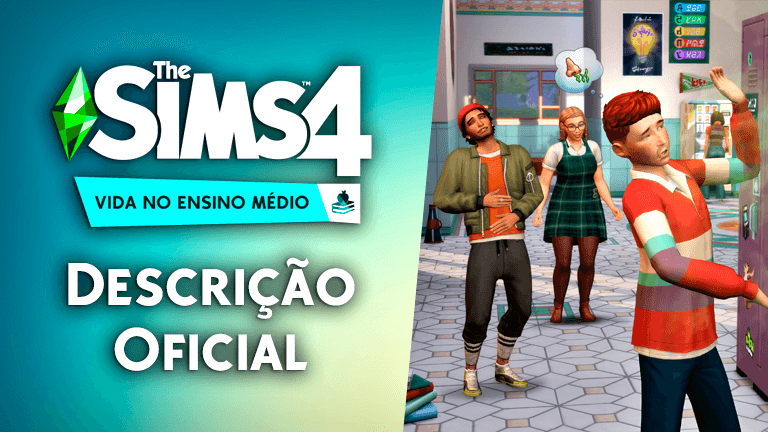 The Sims 4 Vida no Ensino Médio: Descrição Oficial do Pacote