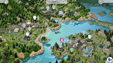 Vazou: Mapa do Mundo do The Sims 4 Vida no Ensino Médio é Revelado