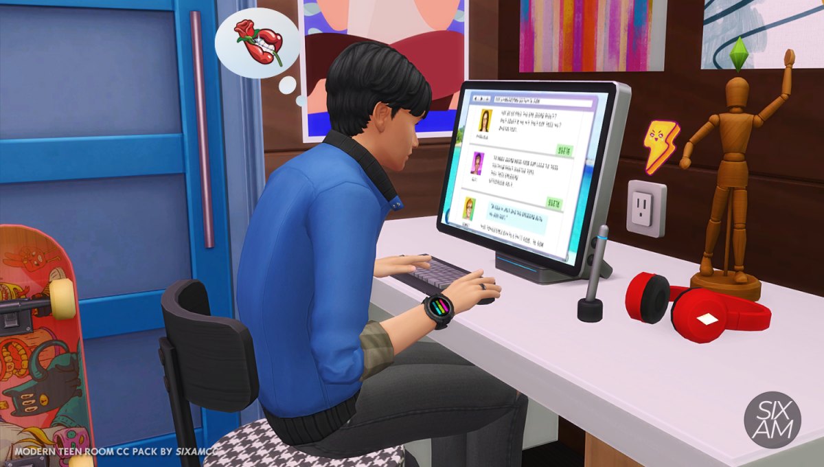 The Sims 4 Quarto Adolescente Moderno é Lançado Gratuitamente