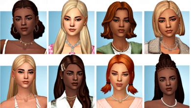 The Sims 4: 20 Cabelos Maxis Match Lindos para Download