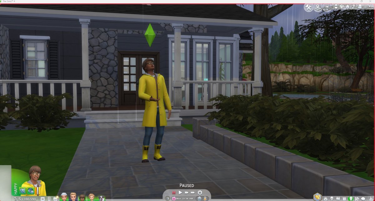 The Sims 4: Mod de Realismo Faz Capas de Chuva Terem Utilidade