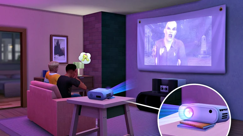The Sims 4: Conjunto de Cinema em Casa está Disponível Gratuitamente para Download