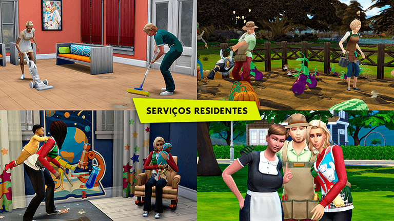 The Sims 4: Mod de Serviços Residentes é Essencial para o Jogo