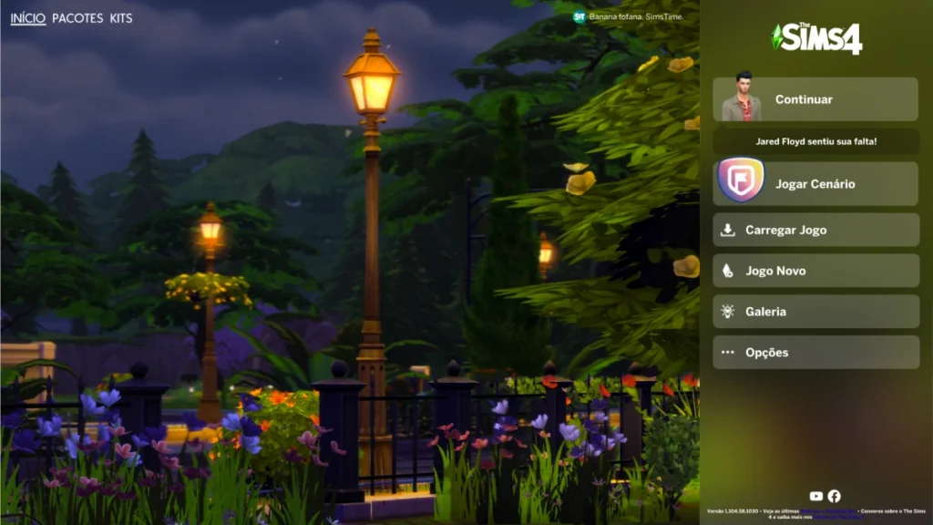 The Sims 4: Mod de Menu Principal Personalizado