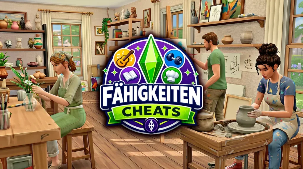 Die Sims 4 Fahigkeiten Cheats Logo