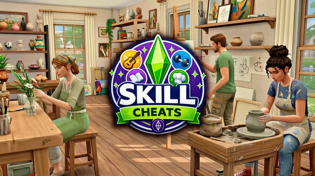 The Sims 4 Skill Cheats Logo