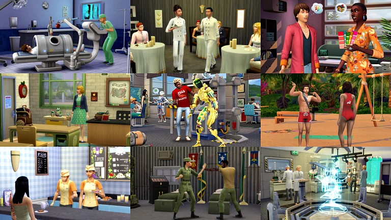 The Sims 4: Cheats de Carreiras